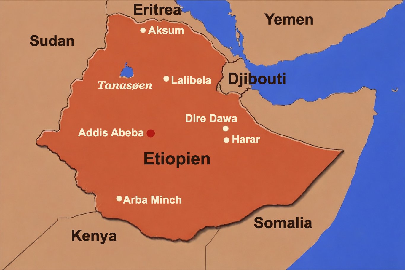 L'Ethiopie en détail