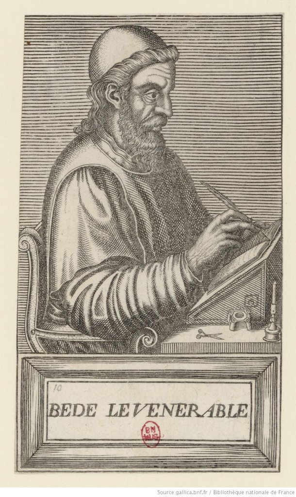 Bède le Vénérable, gravure sur bois