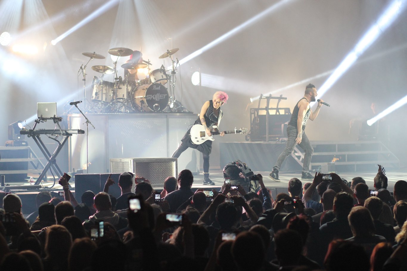 Skillet er iblandt de mange bands, der har optrådt på Jelling Musikfestival.